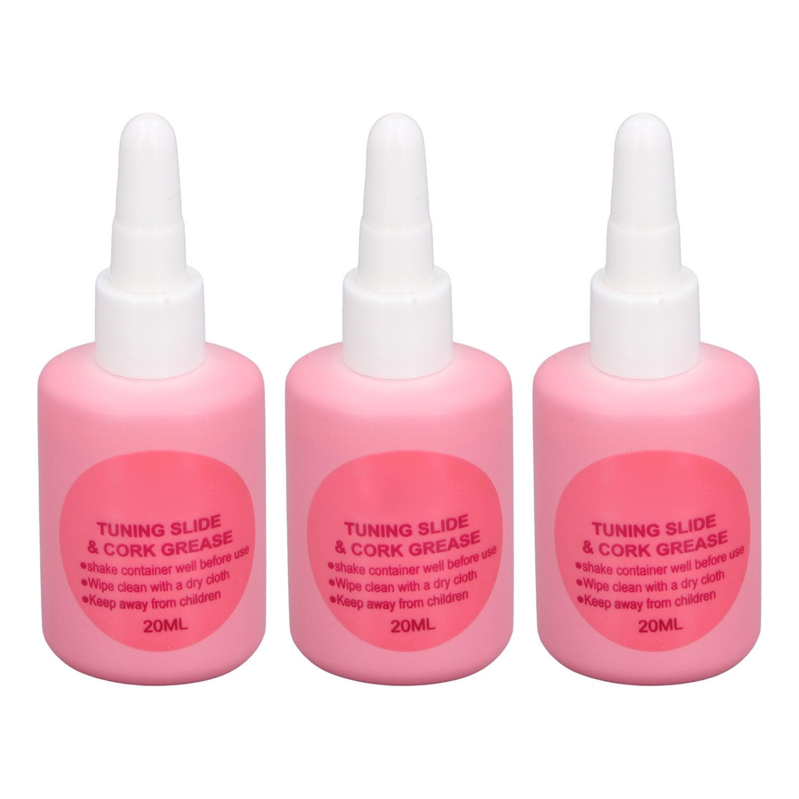 3Pcs Brass Instrument Lubricant Slide Grease Odorless Rustproof Trumpet Valve Oil 20ml