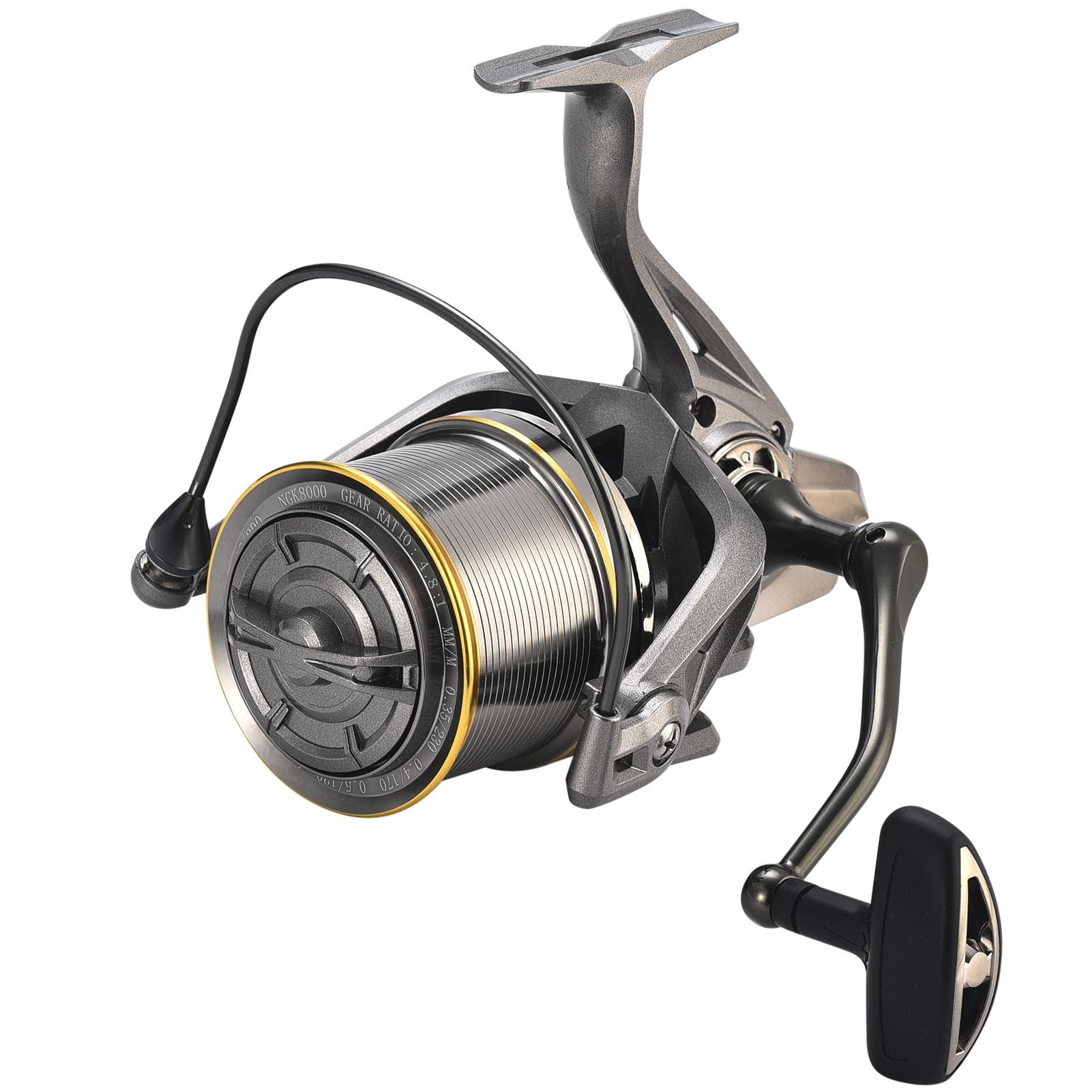 17+1BB Spinning Reel 4.8:1 with Interchangeable Left and Right Handle NGK10000