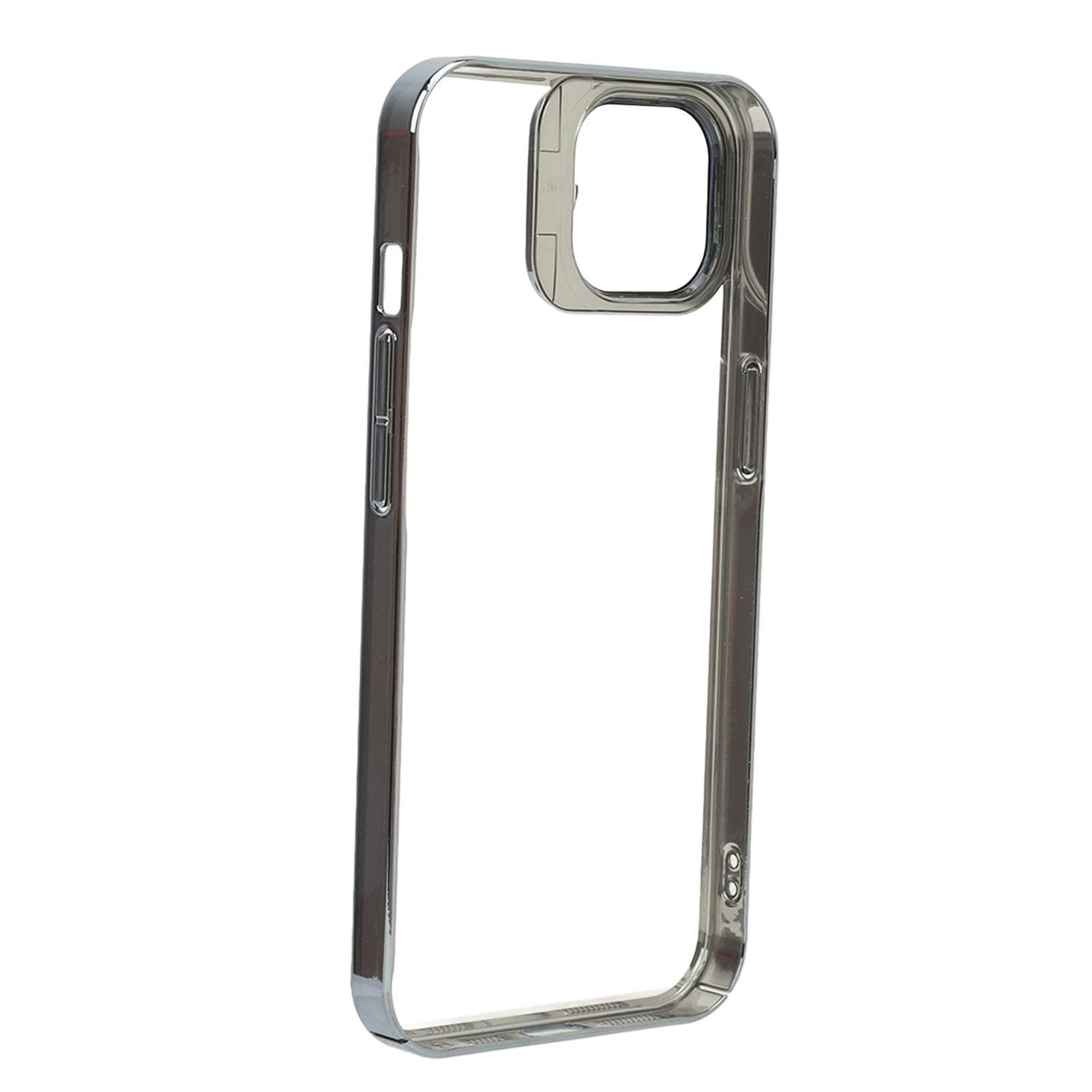 Magnetic Phone Case Slim Shockproof Phone Case with Camera Lens Guard Kickstand High Transparency blue