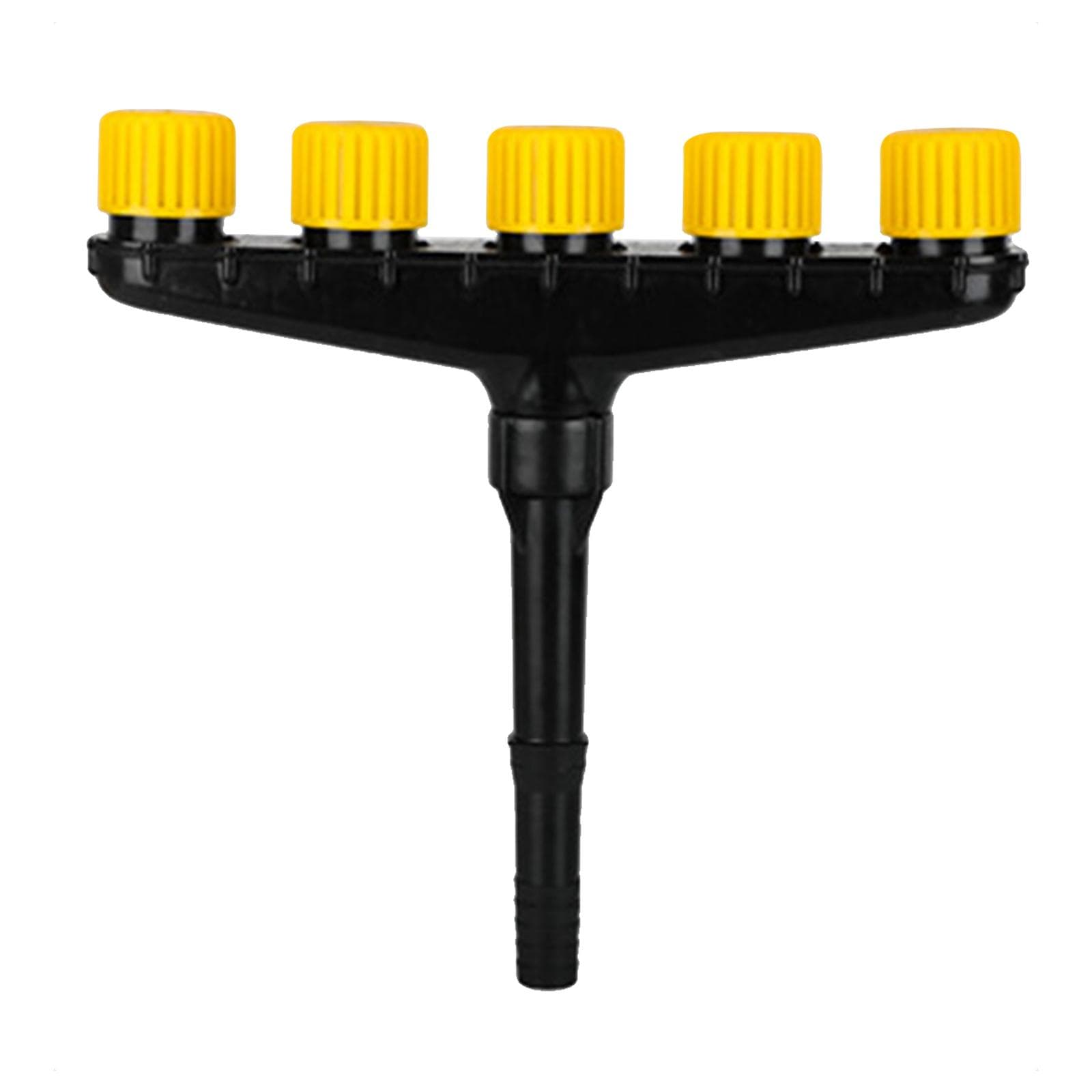 Garden Sprinkler Adjustable Multi-head Sprinkler Head Multi-Tips Lawn Sprinkler Irrigation System 5 Heads