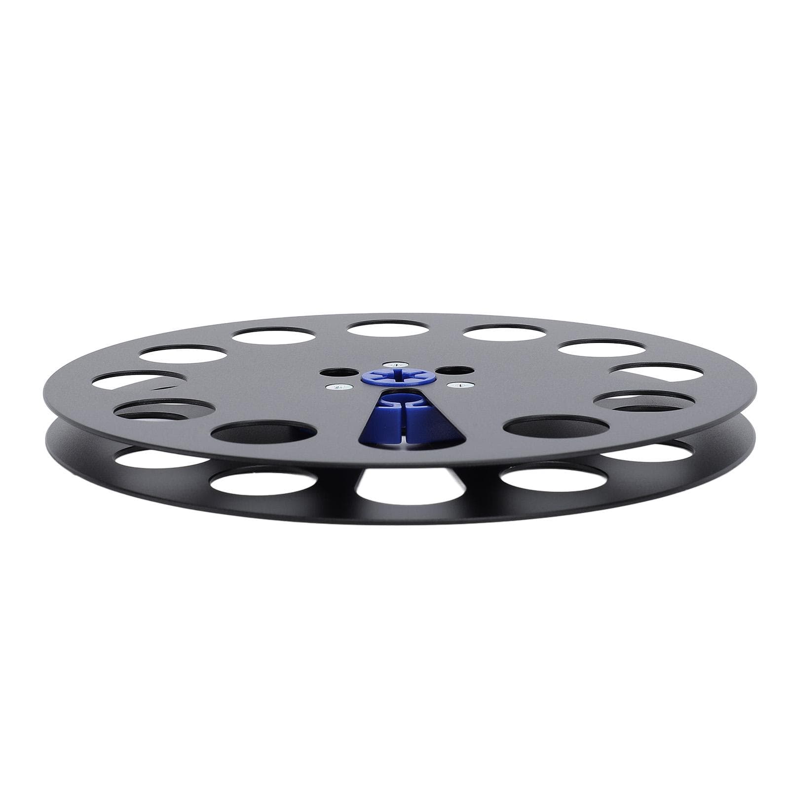 7 Inch Empty Tape Reel Aluminum Alloy Universal Open Reel Tape Empty Reel for ReVox Studer Silver black