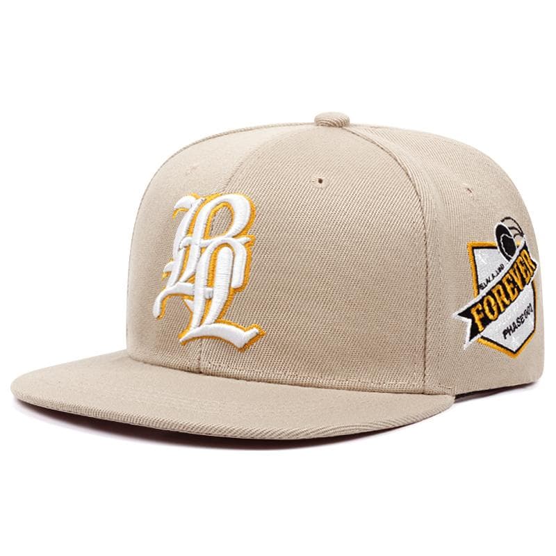 Fashion Fastball Forever Embroidery Hiphop Baseball Cap Snapback Hat Adult Outdoor Casual Sun Casual Cowboy Caps Adjustable khaki