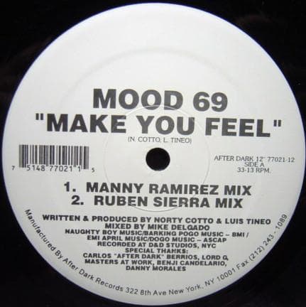 12inch Record MOOD 69 - Make You Feel AD7702112 After Dark Reco 1995 US Dance & Electronica Used
