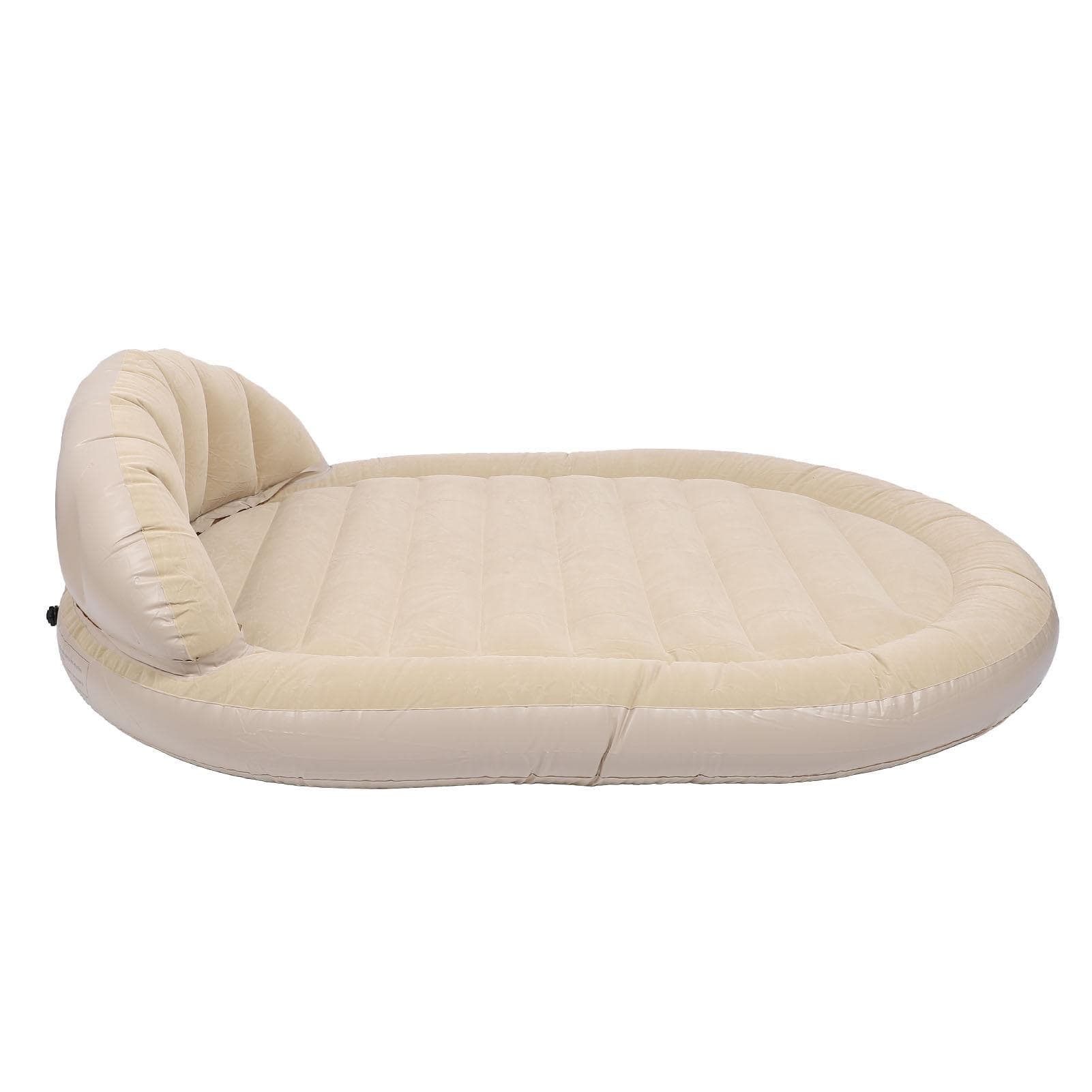 Camping Air Mattress 2 Person Travel Bed Sleeping Pad Leakproof Inflatable Mattress with Backrest