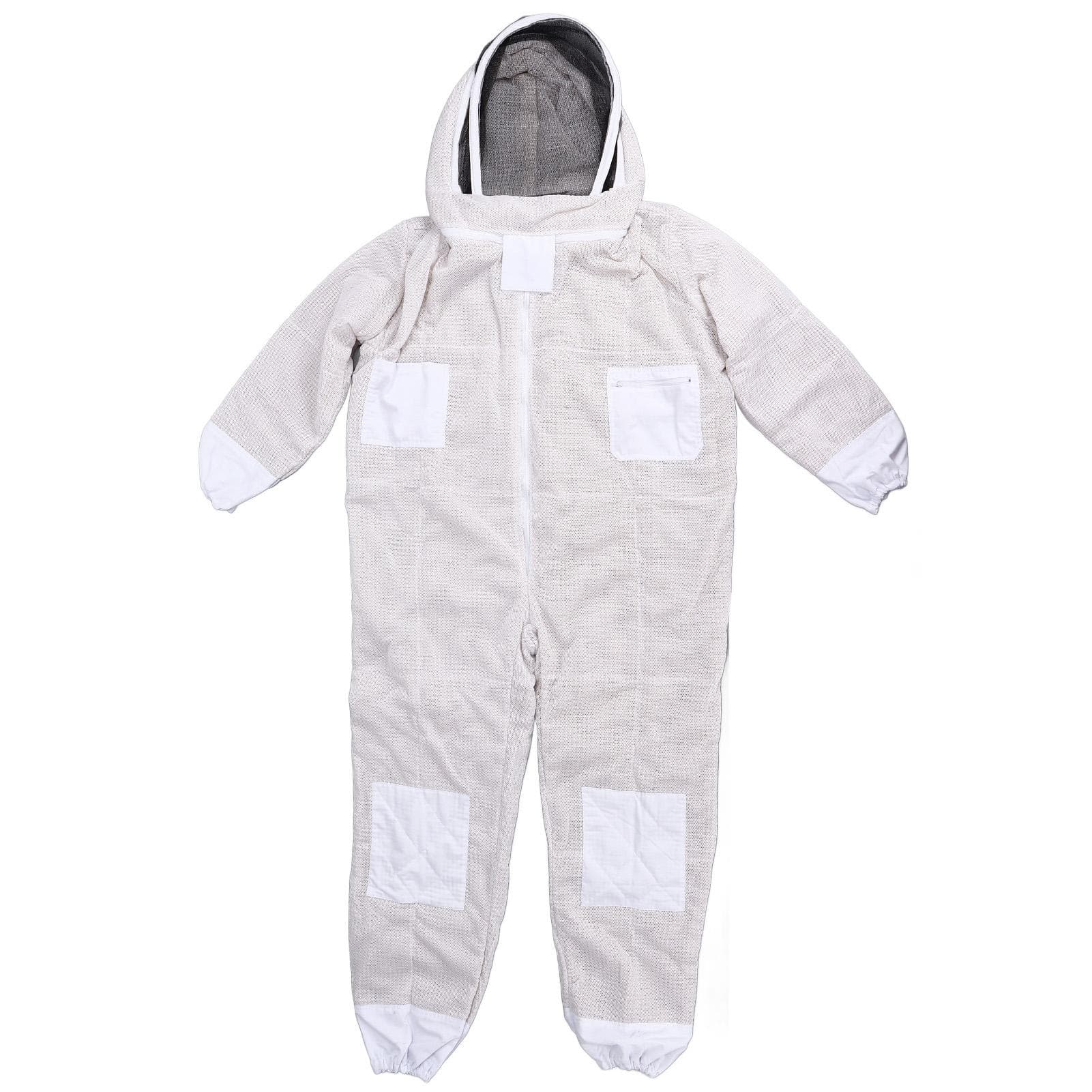 Professional Siamese Bee Suit Zipper 3 Layer Net Space Suit Ventilated Bee Suit for BeekeeperXL XL
