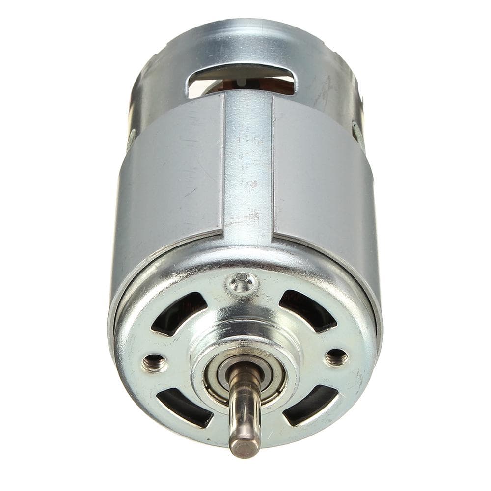 775 DC 12V-36V 3500-9000RPM Motor Ball Bearing Large Torque High Power Low Noise DC Motor silver