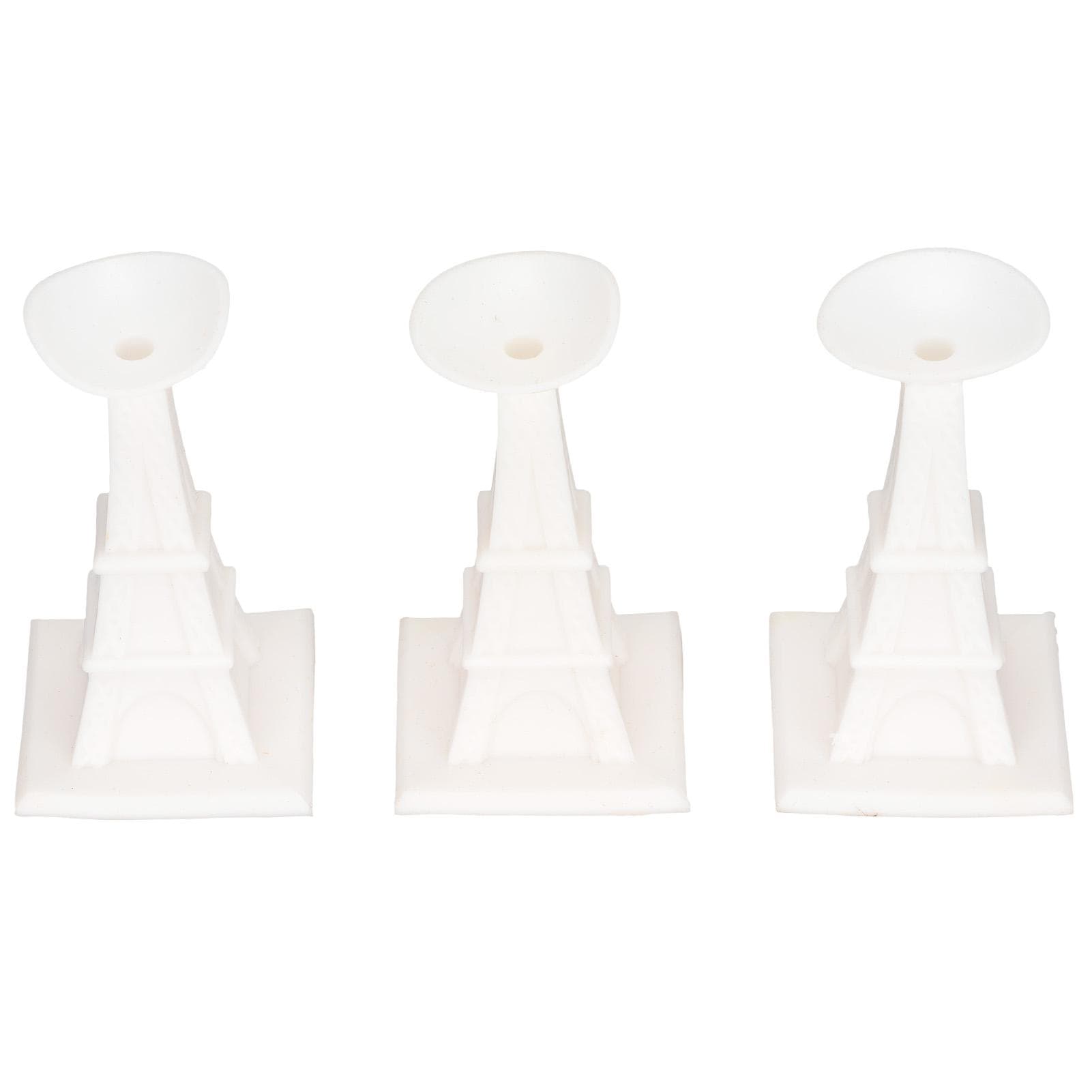 3Pcs Washer Door Prop Tower Type Soft Durable Suction Cup Design Front Load Washing Machine Door white