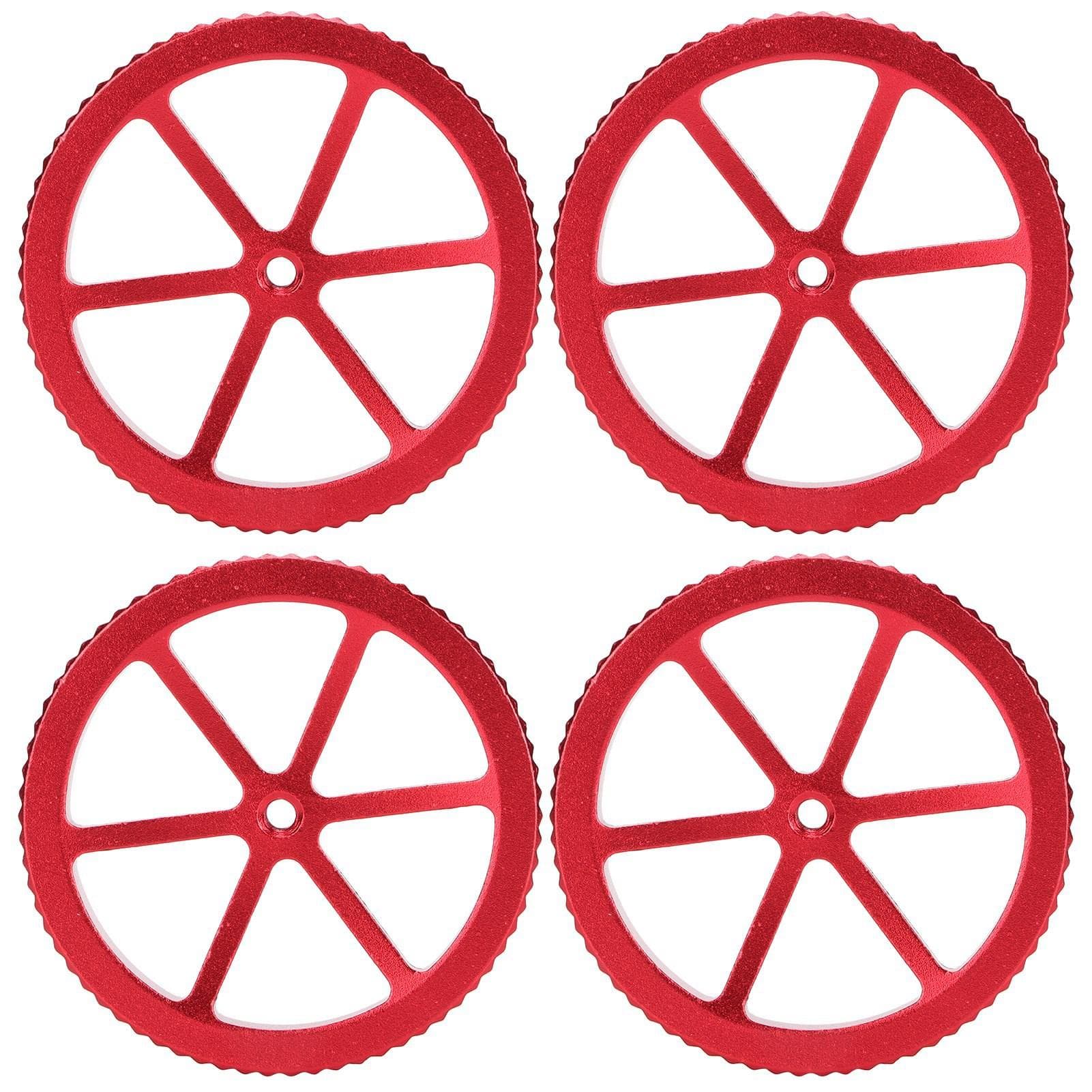 4 Pcs Aluminum Hand Twist Rugged Durable Leveling Nut Spring Kit Replacement Accessories