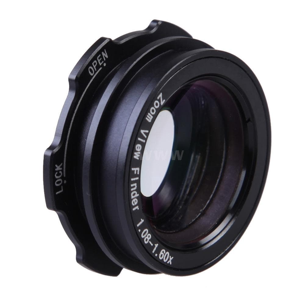1.08x-1.60x Zoom Viewfinder Eyepiece Magnifier for Canon Nikon SLR Camera