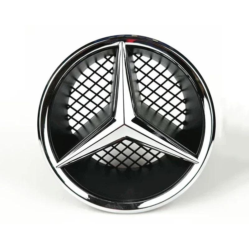 3D Car Grill Emblem Star Badge Front Grill Logo For Mercedes Benz W204 W205 W213 X253 A B C E S CLA GLB GLC GLE GLS Accessories1 W205 185mm
