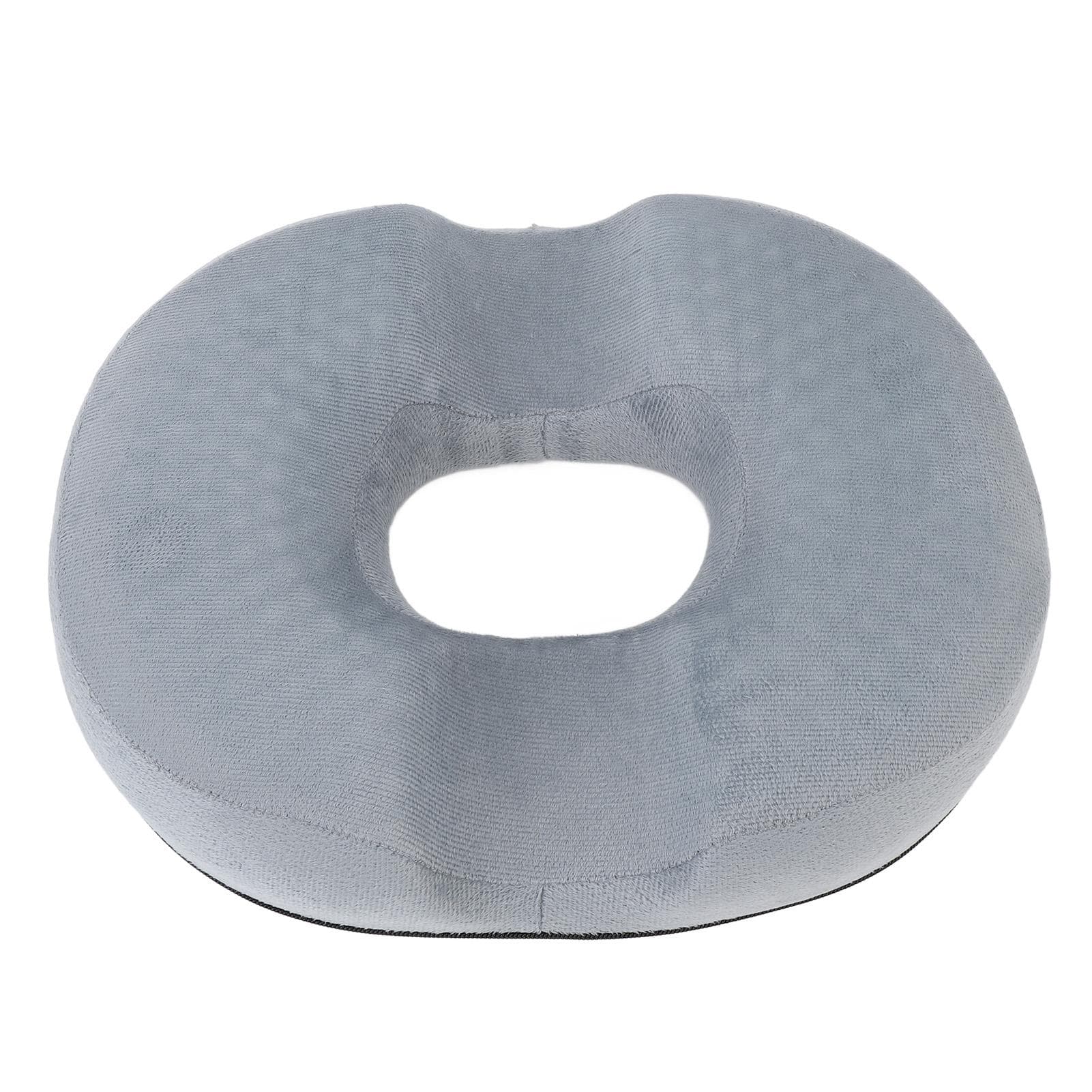 Donut Pillow with Gel Layer Ergonomic Breathable Hollow Office Chair Cushion Pad for Long Sitting