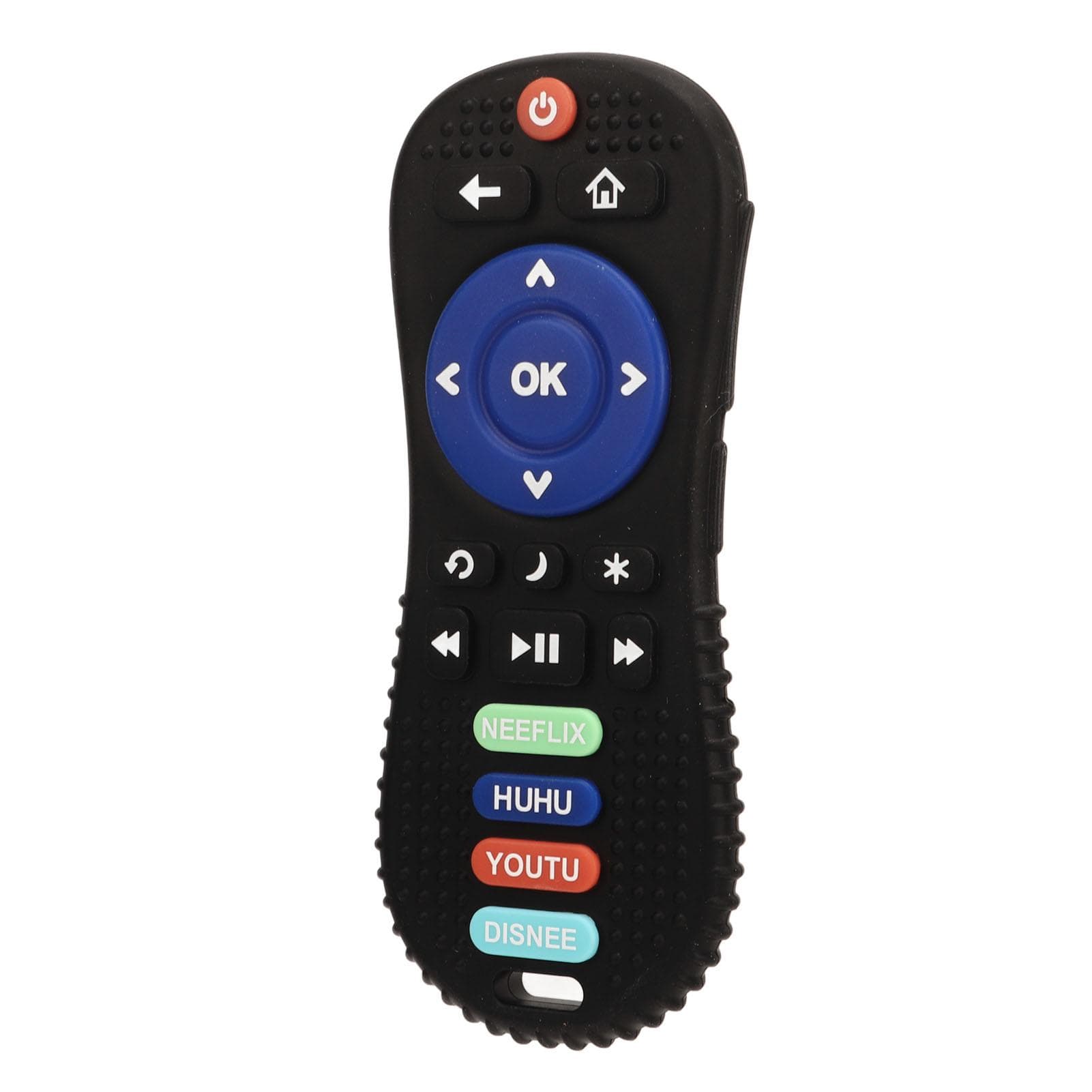 Remote Control Shape Baby Teether Toys Simulation Comfortable Soft Silicone Baby Teething Toy for
