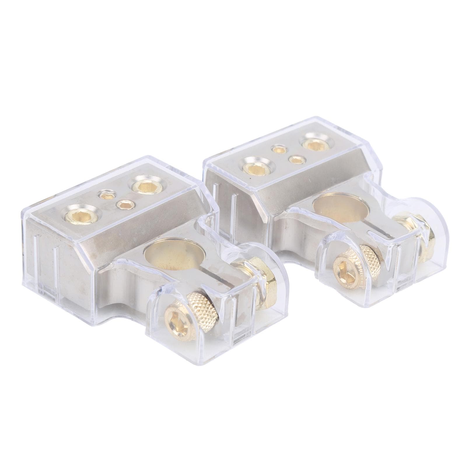 Pair Battery Terminal Connector Negative and Positive 04810 AWG for Car Boat Truck Motorcycle