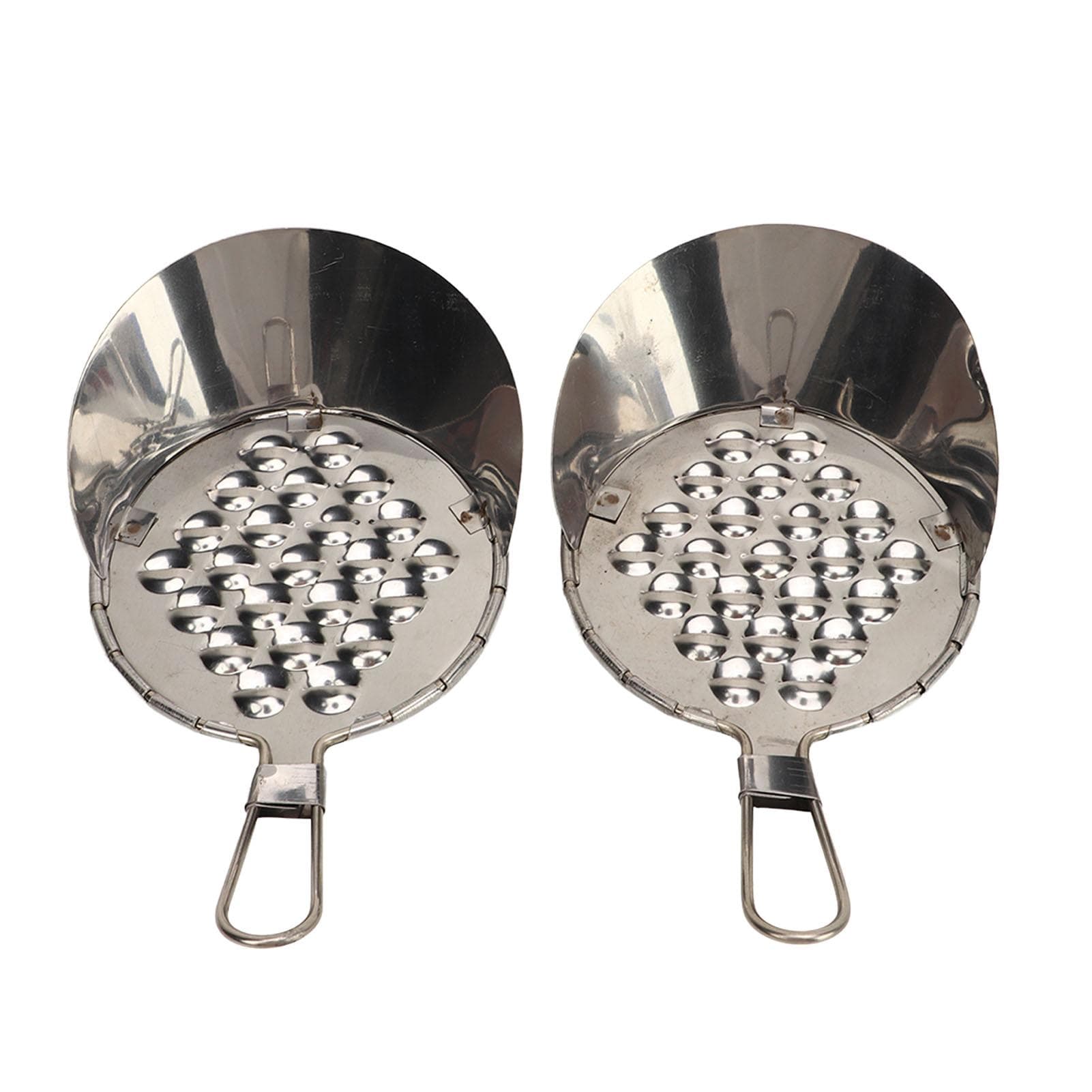 2pcs Jelly Scraping Scraper Multipurpose Manual Stainless Steel Jelly Scraping Tool for Home L(for 6.5-9kg)