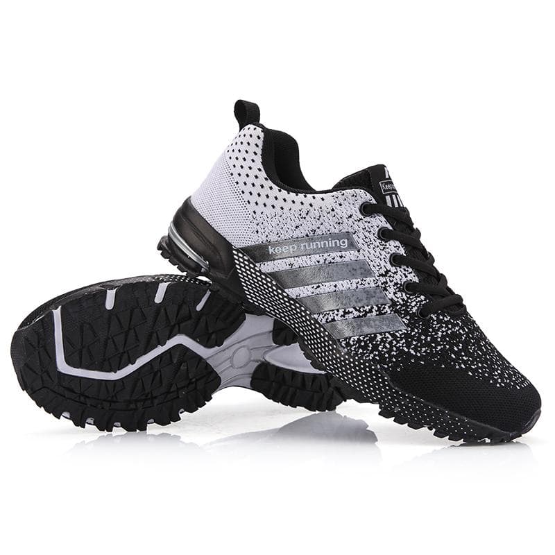 Men's Running Shoes Plus Size 47 Breathable Man Sports Sneakers Lace Up Comfort Casual Walking Shoes Athletic Training Footwear 46 gray