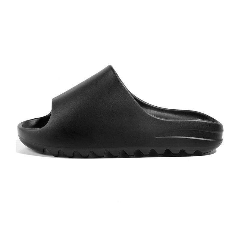 Bebealy Fashion Brand Sneaker Slippers For Women Men Casual Platform Slides Summer Beach Slippers EVA Hollow Sports House Shoes 40-41