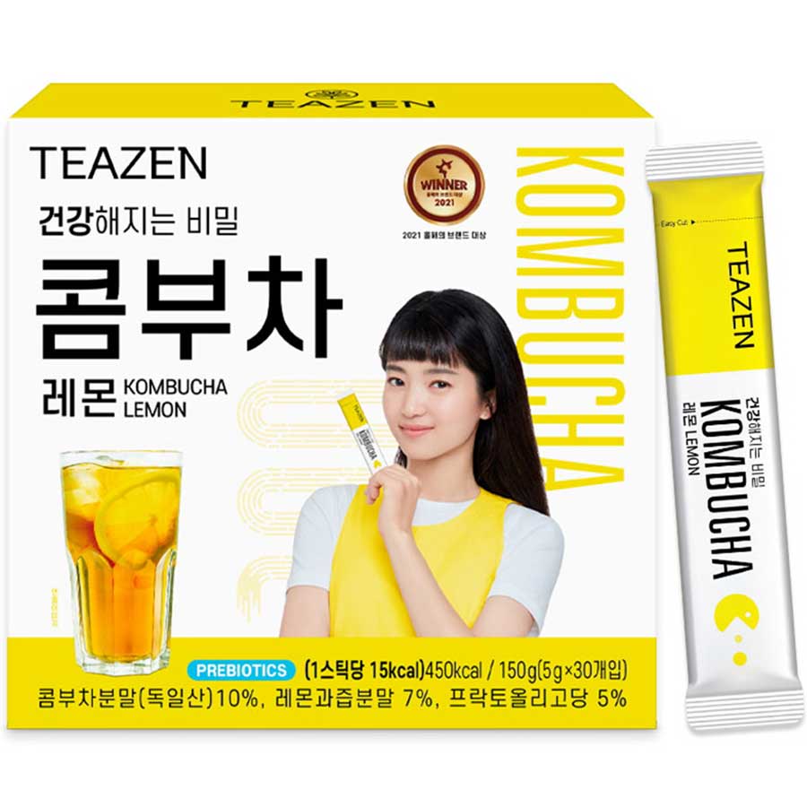 [Teazen] Teazen Kombucha with Lemon 150g (5g x 30pcs)