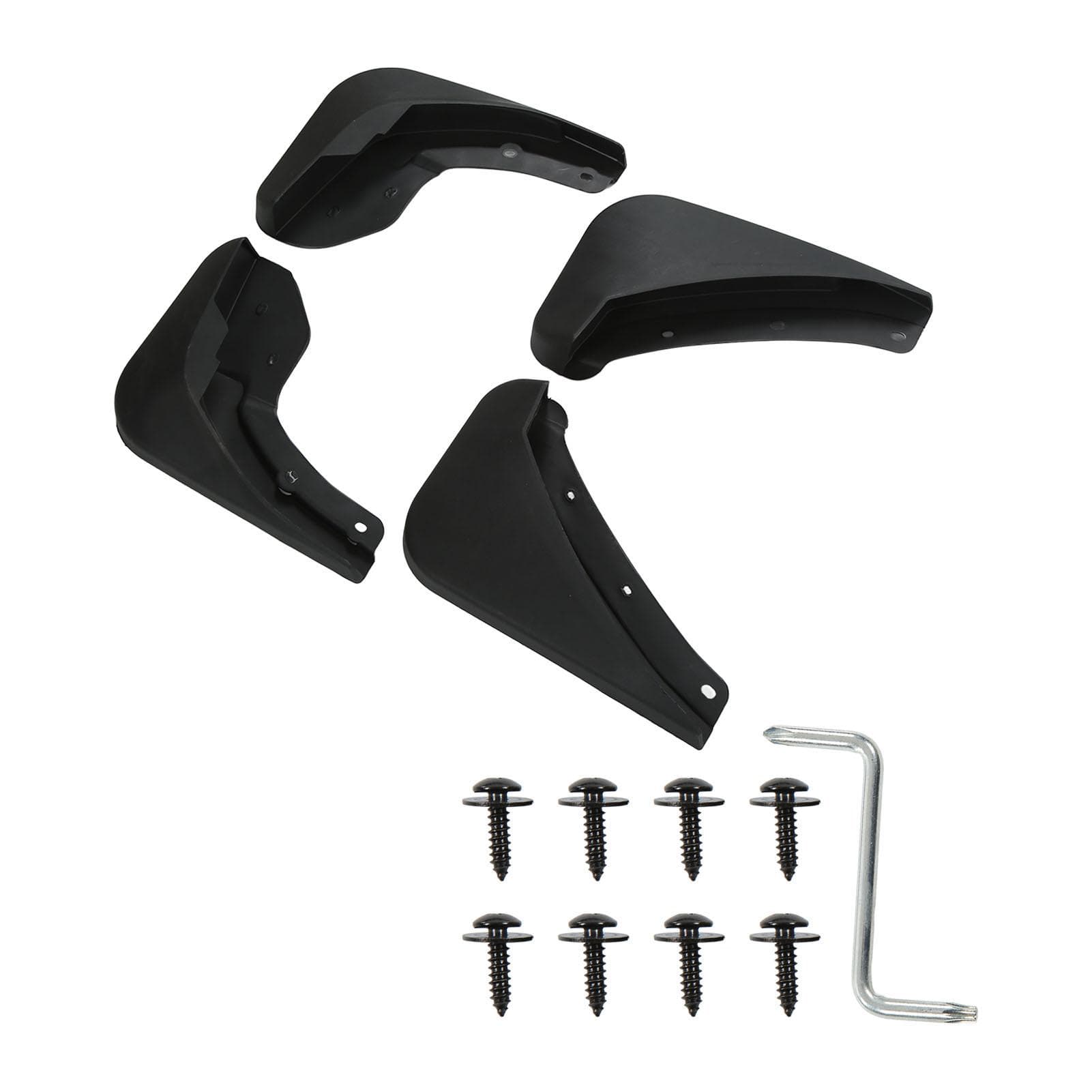 4PcsSet Car Mudflaps Front Rear Mudguards Splash Guards Black Replacement for XC40 2018?2021