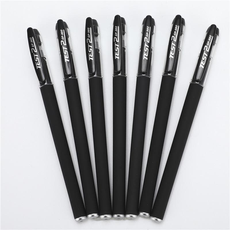 GP380 0.5mm Carbon Black Pen - Ideal for Business, Signature, Student Exams, and Office Use 0.5mm Needle Tip