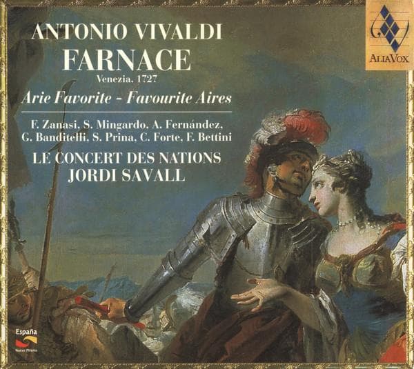 CD ANTONIO VIVALDI ? FURIO ZANASI, SAR - Farnace (Arie Favorite - Favorite A AV9830,AV9830 Alia Vox 2003 Europe Classical Used