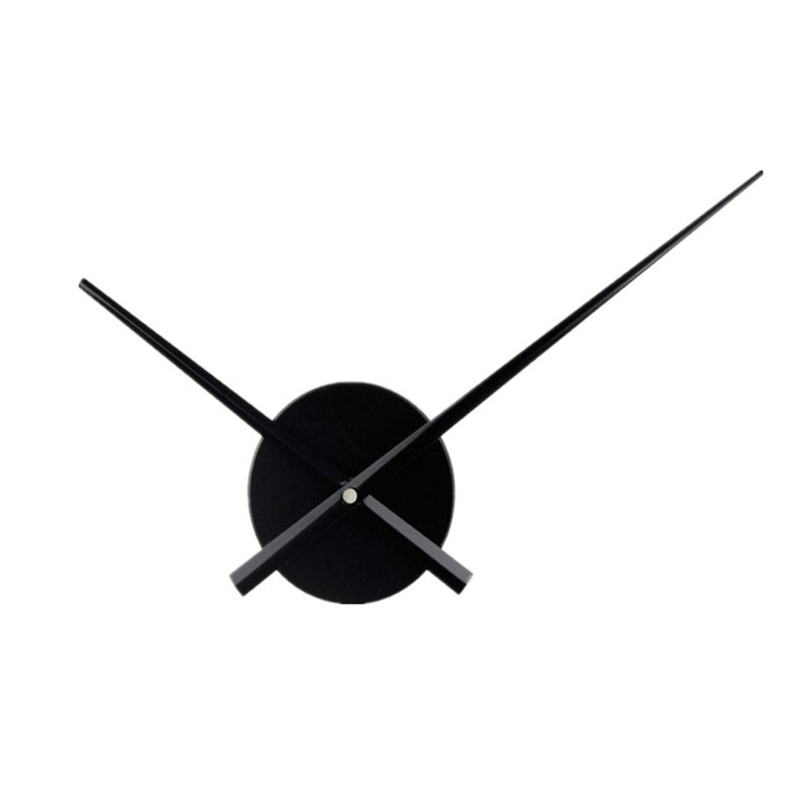Large Clock Hands Mechanism Modern Long Hands Wall Clock DIY Silent Movement Mechanism Wall Clock for Living Room Home black