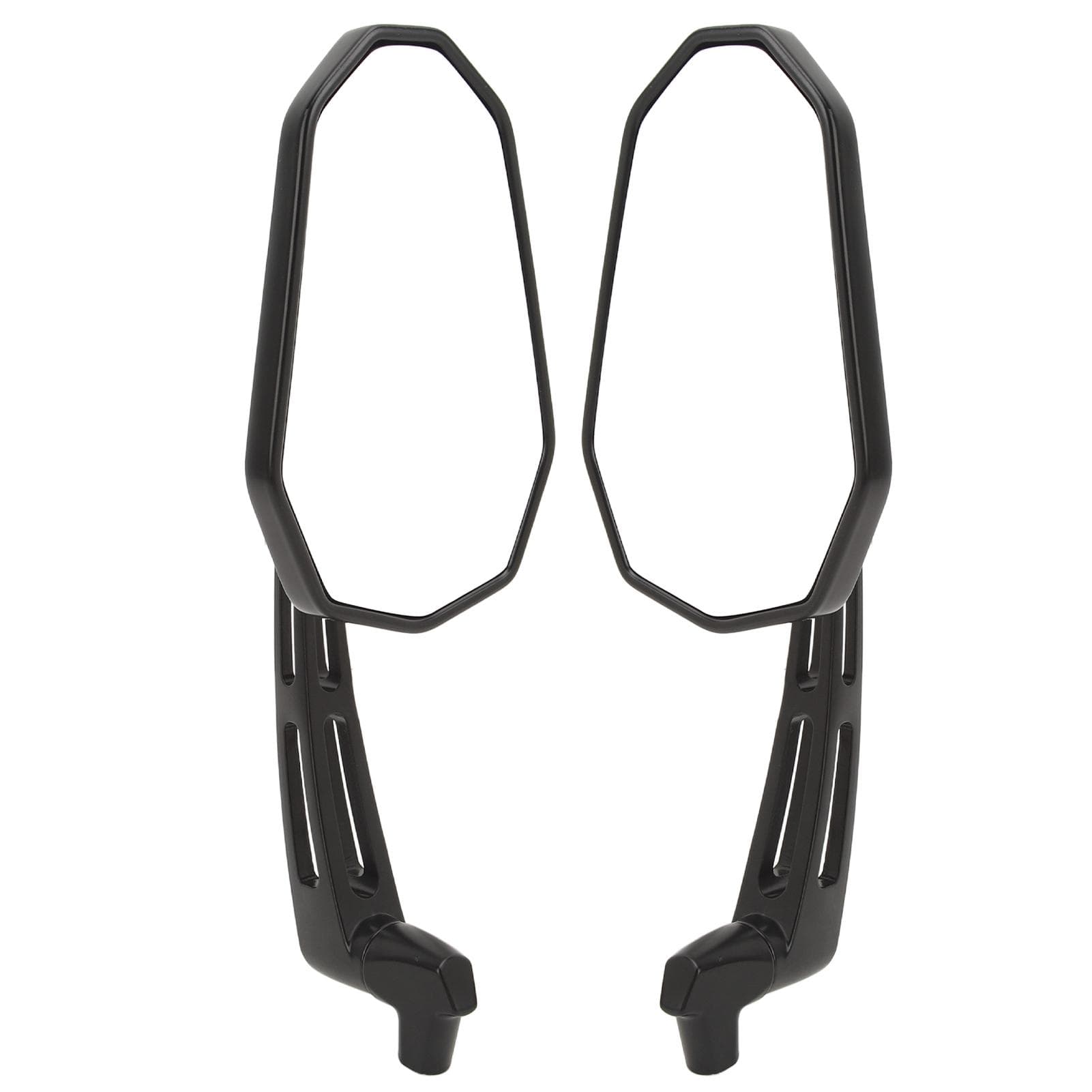 1 Pair Rearview Side Mirrors Rotatable Side Mirror for CB1000R Shadow XL1000V Silver Wing White white