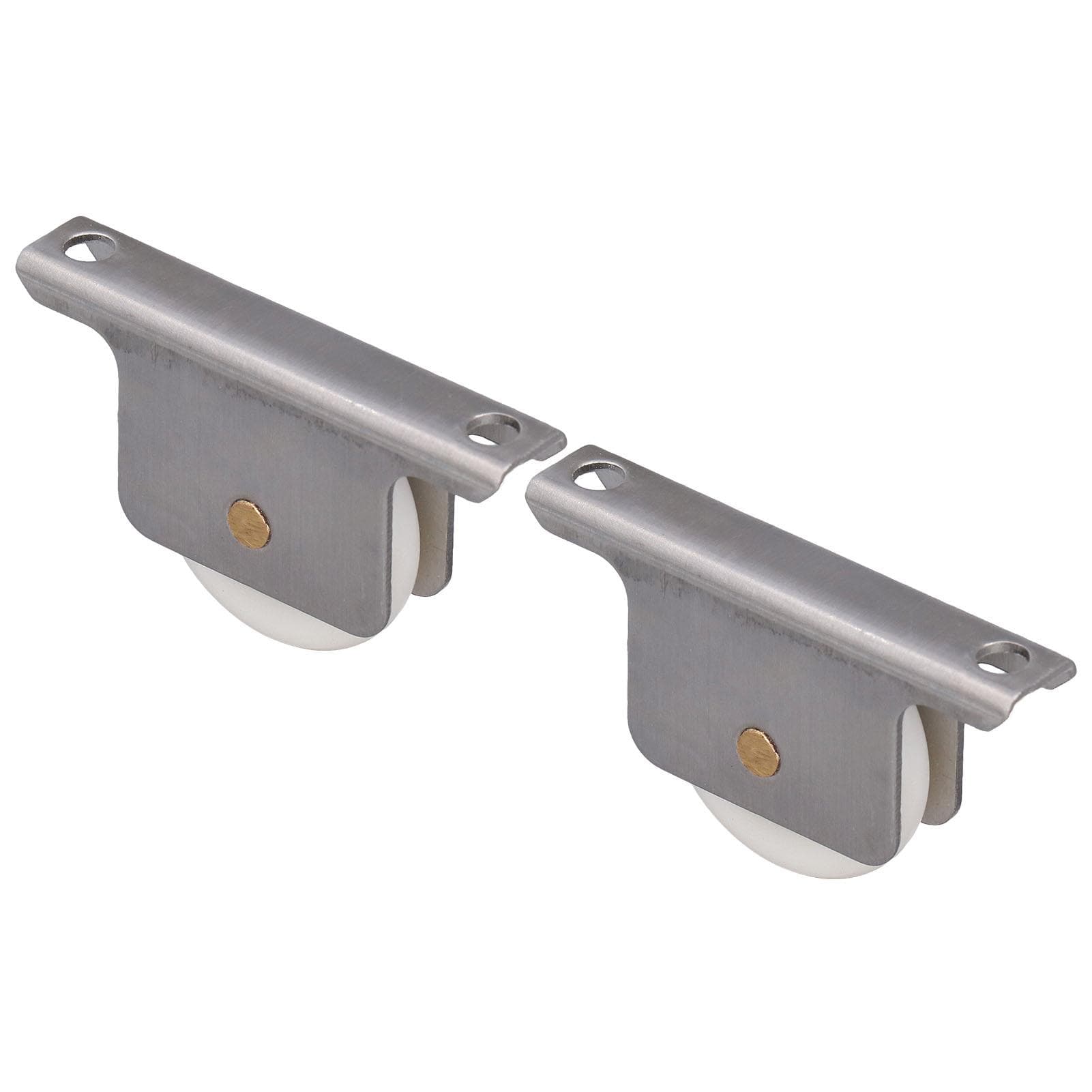 2Pcs Sliding Door Pulley Roller Wheel with Base for Bathroom Shower Glass Doors 38mm