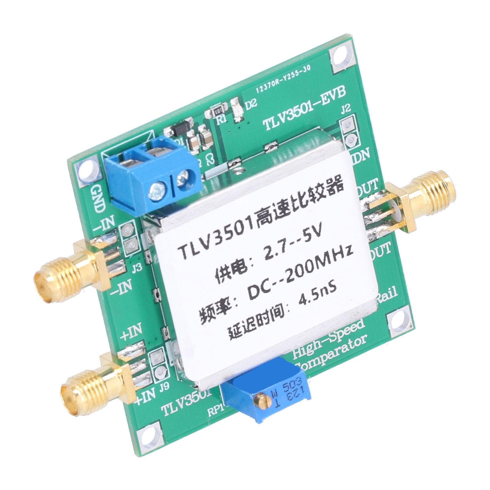 High Speed Comparator Wide Voltage Periodic Signal Shaping Front End Control Digital Module for