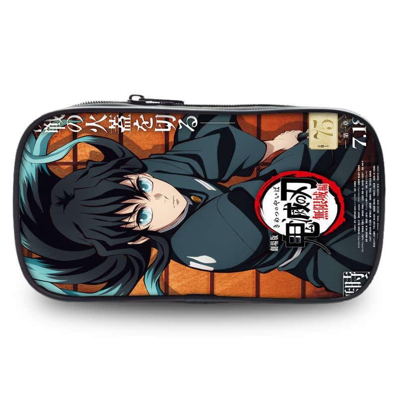 Demon Slayer Kimetsu No Yaiba Stationery Storage With Spacious Design For School And Gift Use Style2
