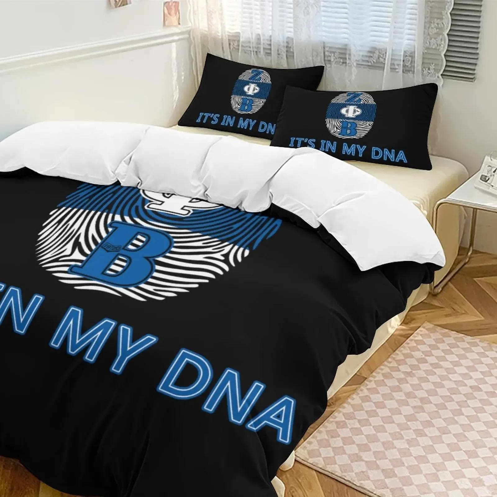 Zeta ZPB Phi Beta Bedding Set Duvet Cover Bedroom Comforter Single Twin King Size Quilt Cover Home Textile 70x133cm 2pcs