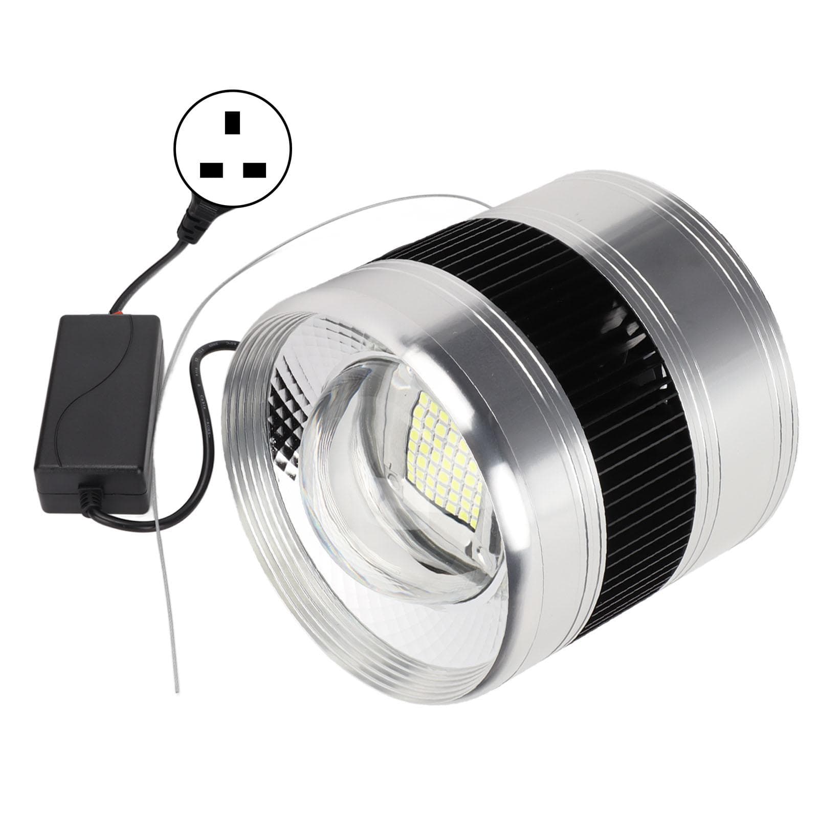LED Aquarium Light Full Spectrum COB Cylinder Saltwater Fish Tank Light for Aquarium Fish Tank 55W