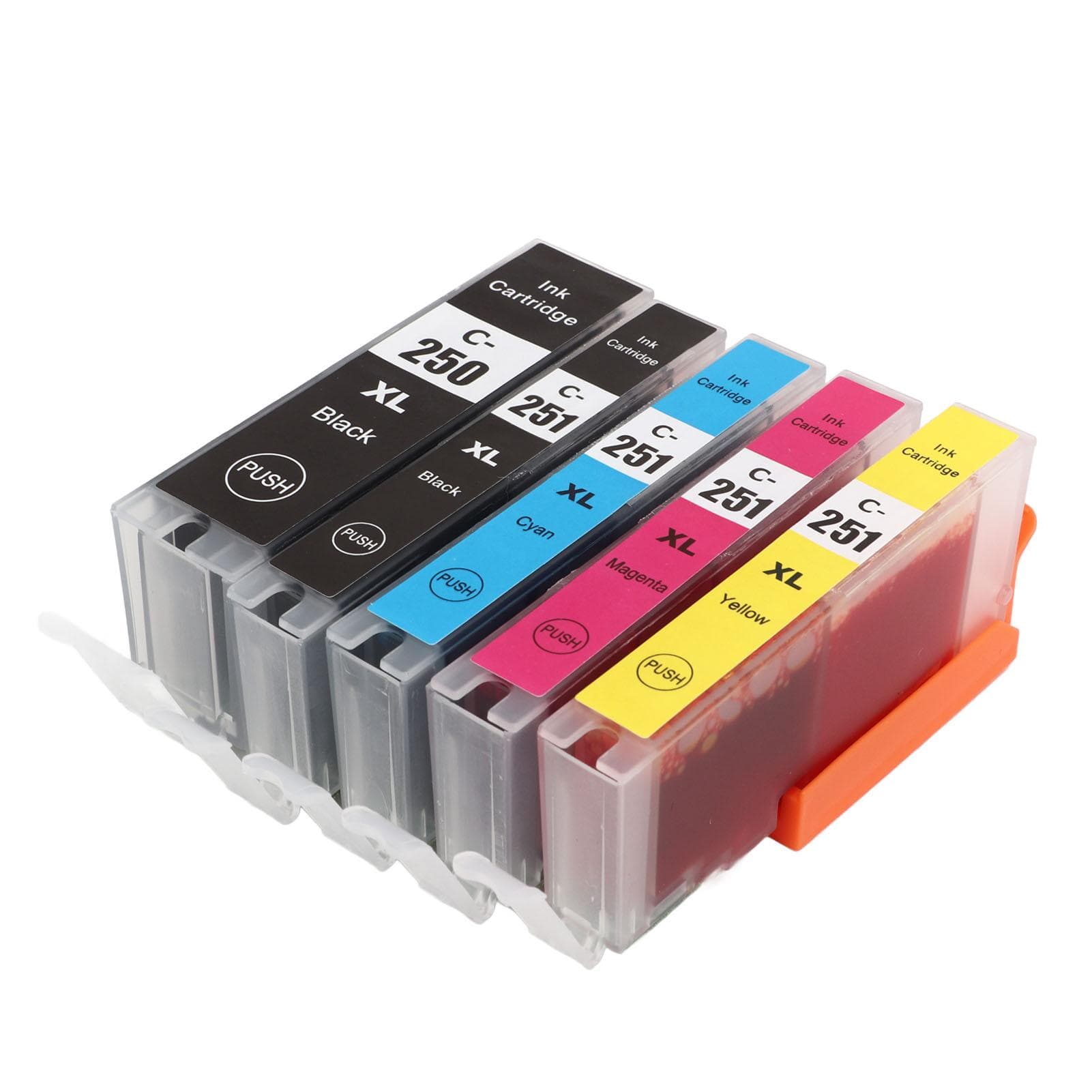 250?251 Multi Colors Ink Cartridge Replacement Inkjet Cartridges Printer Accessories for PIXMA 5