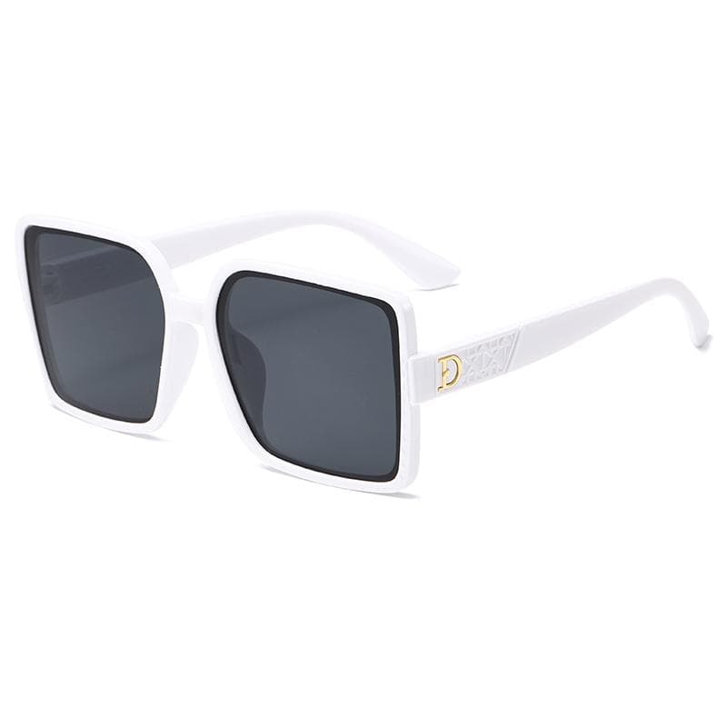Fashion Oversized Square Sunglasses Women Men Large Frame Letter D Luxury Designer Sun Glasses UV400 Protection