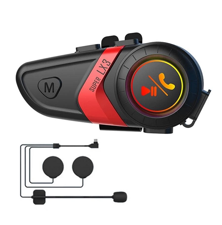 Motorcycle Helmet Headset Wireless Bluetooth 5.0 Earphone Hands-free Call Music