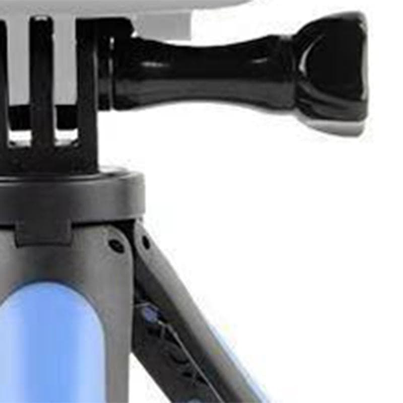 Mini Tripod Selfie Stick Metal Adapter Sports Camera Holder Cellphone Bracket for DJI Action 1 2 blue