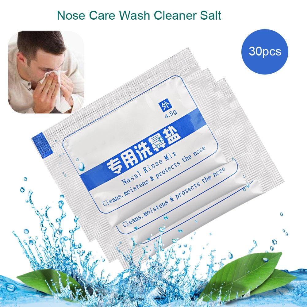Nose Care Nasal Wash Cleaner s Salt Child Adult Avoid Allergic Rhinitis Nasal Care 4.5g