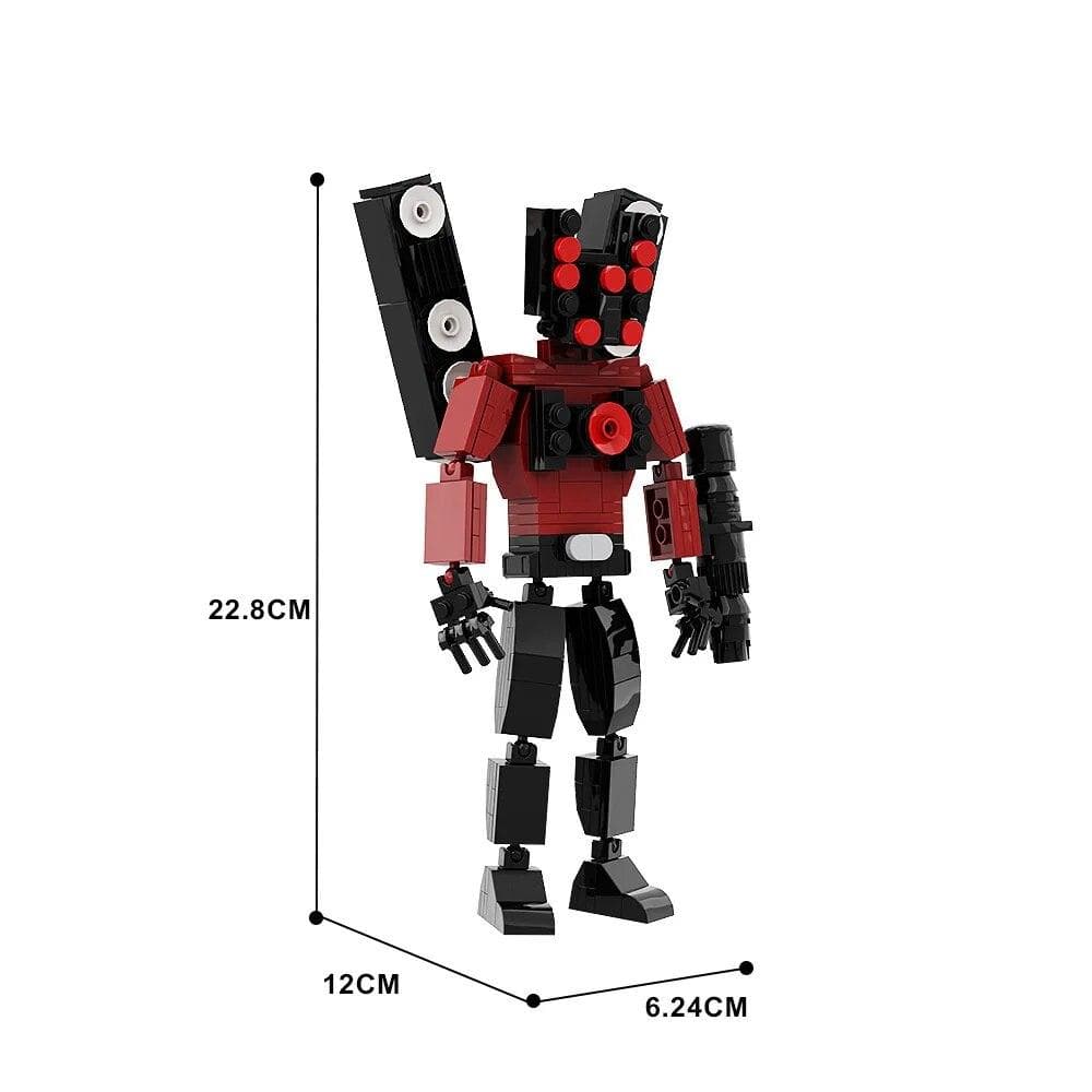 Speakerman Titans Tv Man Titans Cameraman Skibidi Toilet Building Blocks Toy Titans Speaker Man Camera Man Clock Drill Man Brick