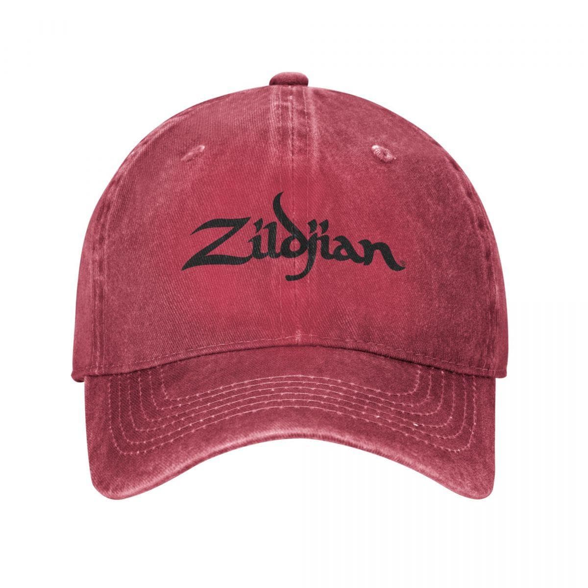 Zildjian Trucker Hats Accessories Retro Distressed Denim Snapback Cap For Unisex Style Adjustable One Size