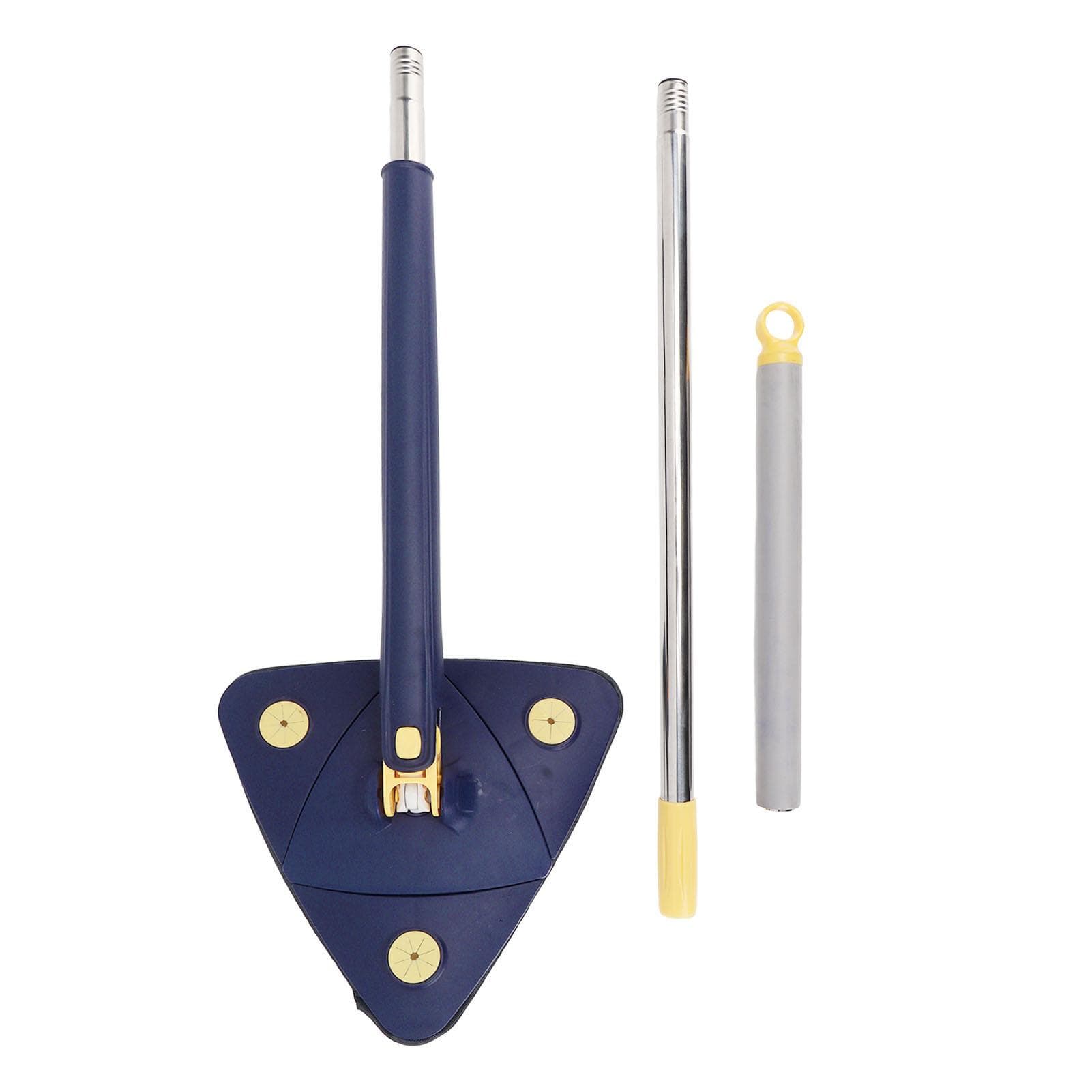 Adjustable Rotatable Triangular Mop Multifunction Wall Cleaning Mop with Long Handle Hand Washing