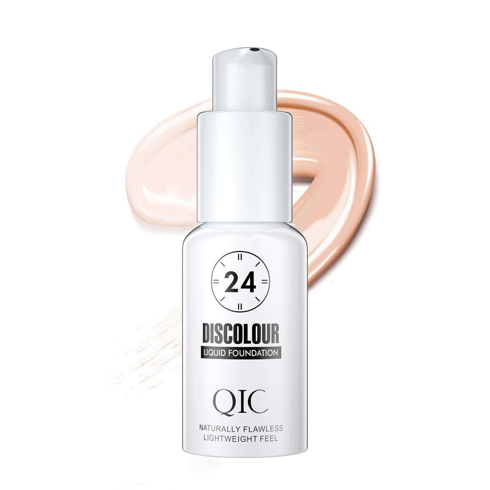 QIC 30ml Color Changing Foundation Cream Professional Concealing Face Dark Circle Liquid Long-lasting Eye Corrector Matte Makeup 30ml