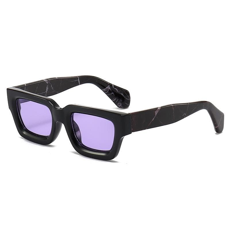 Classic Square Sunglasses for Women Men Vintage Luxury UV400 Protection Punk Designer Shades Trendy Driving Eyewear as picture