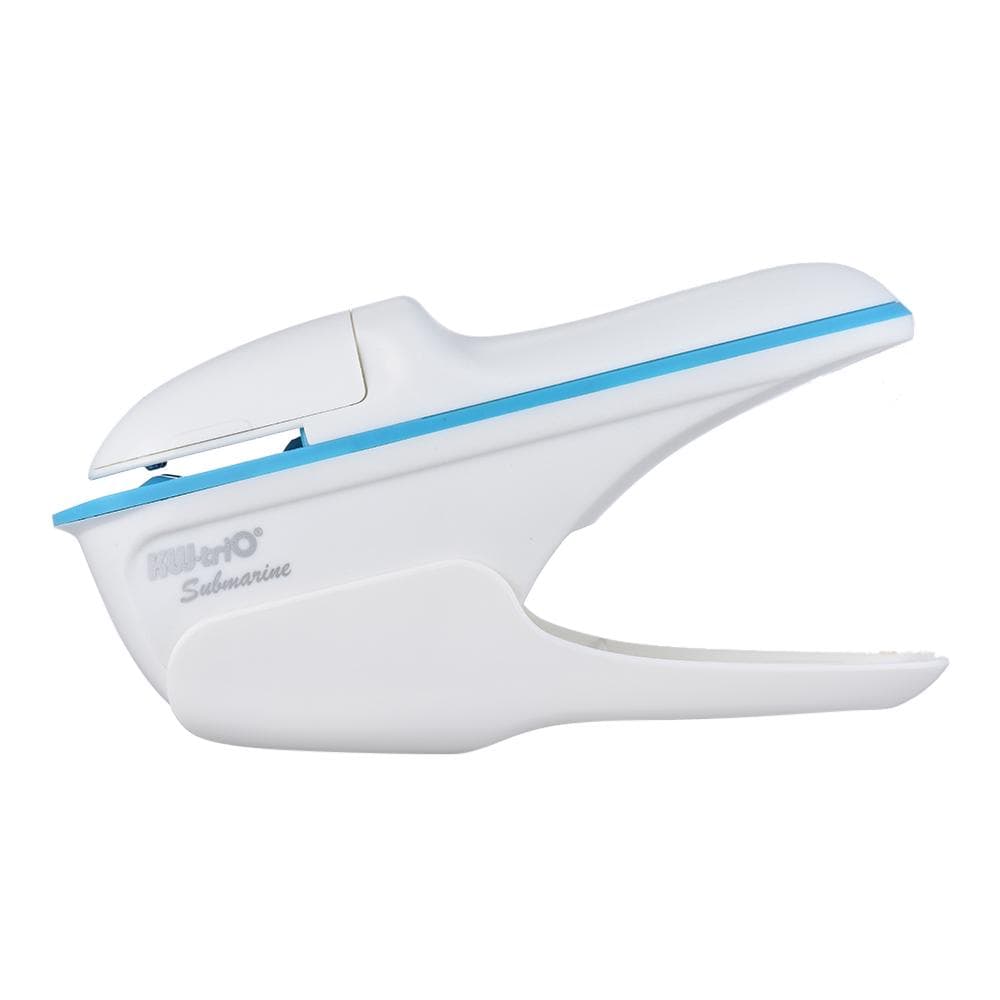 Safe Staple Free Stapler Office Paper Binding Stapleless 7 Sheets Capacity white