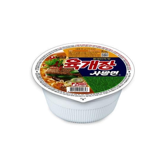 Nongshim Yukejang Bowl Noodle Soup Hot & Spicy 86g (2 Options) 1PCS