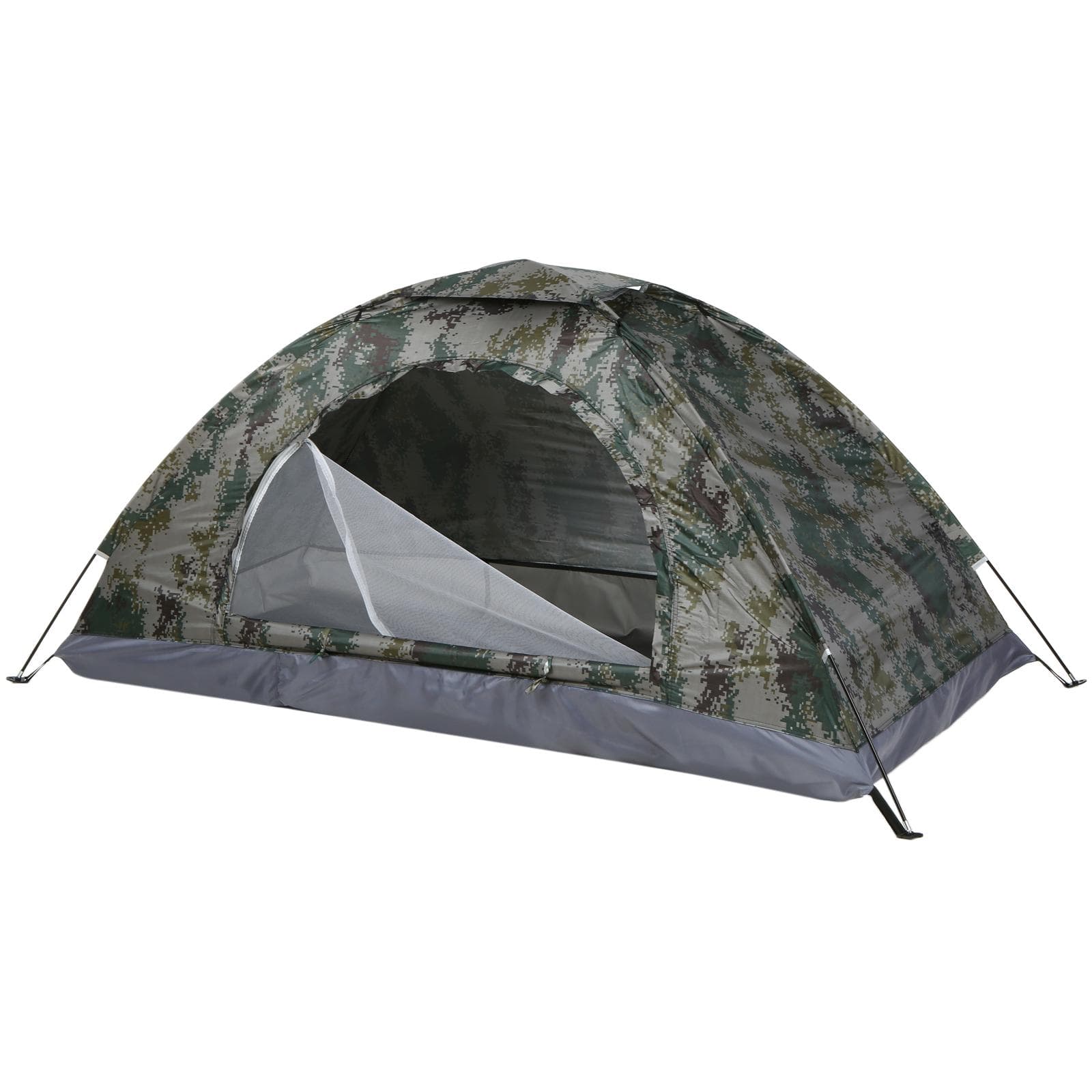 Ultralight Camping Tent Single Layer Portable Tent Anti-UV Coating UPF 30+ for Outdoor Beach Fishing 200x150x110cm