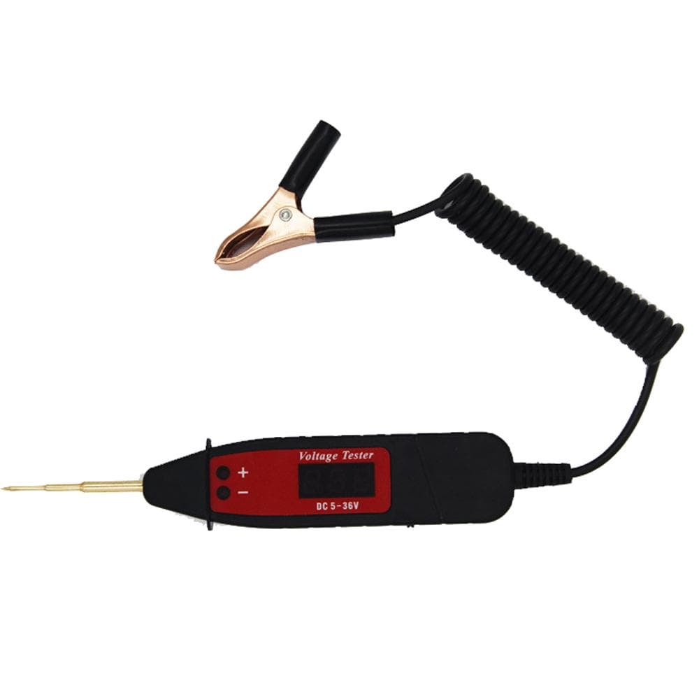 Universal Multifunctional Car Digital LCD Electric 5-36V Voltage Test Pen Probe Detector Tester LED