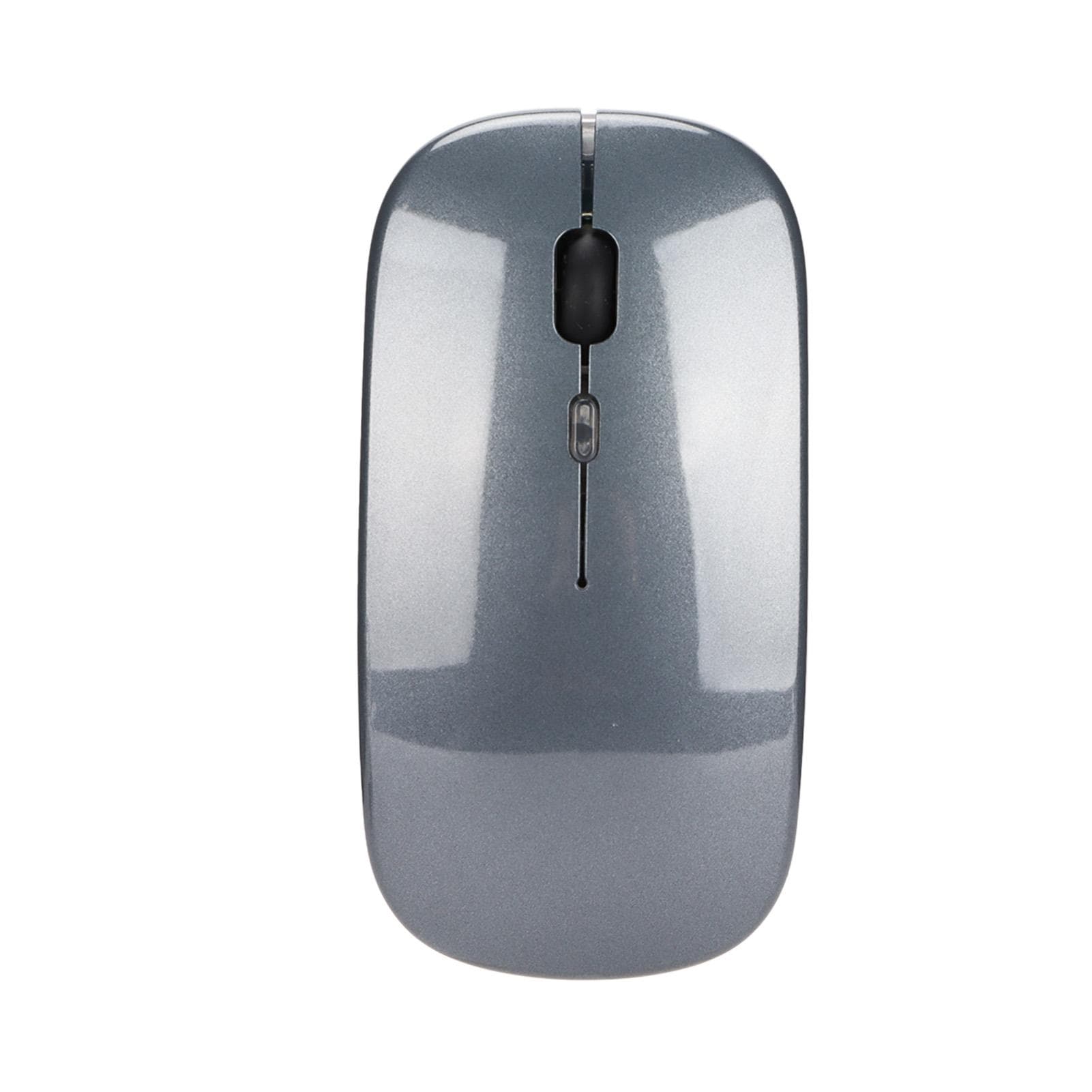 Wireless Mouse 2.4G Ergonomic Dual Mode LED Breathing Light 500mAh Rechargeable Battery Adjustable gray