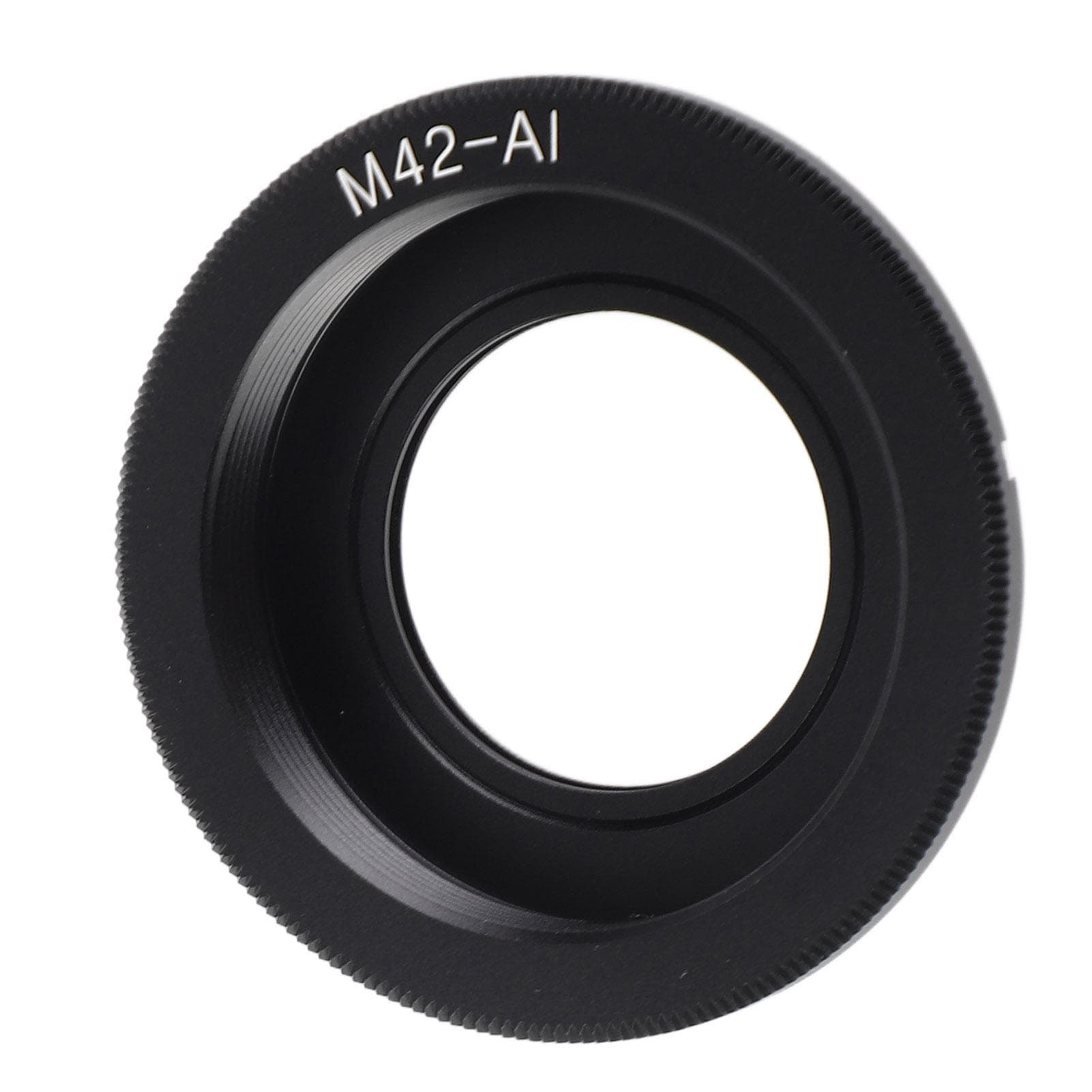 M42‑AI Lens Adapter for M42 Screw Lens to for AI Mount Camera Body Alloy Optical Glass