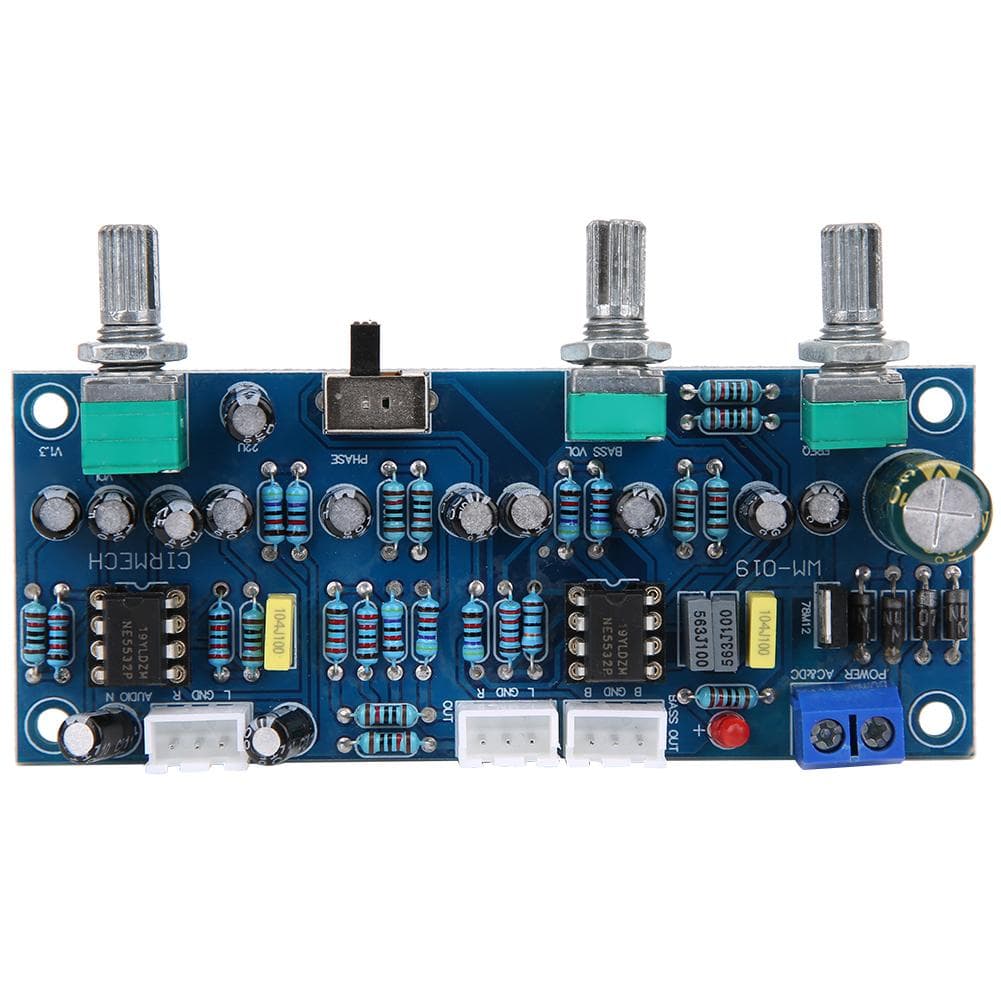 Preamp Board 2.1 Channel Low Pass Filter Subwoofer Tone Board HIFI Circuit Board