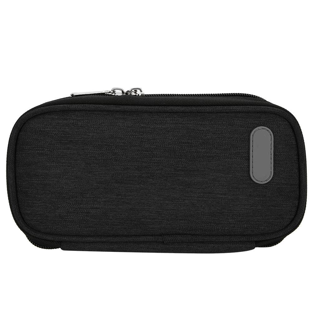 Portable Insulin Cold Storage Bag Medicines Refrigerated Cool Bag for Patient CareBlack Bottom Red black
