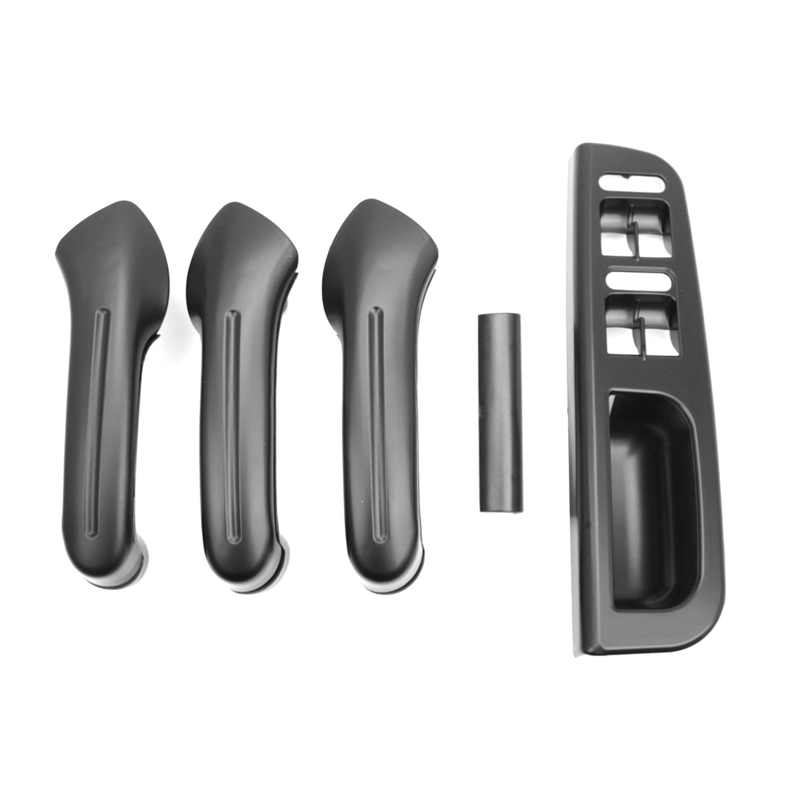 Window Switch Armrest Panel Replacement for Volkswagen Golf Jetta MK4 1988-2004 Right Hand Drive black